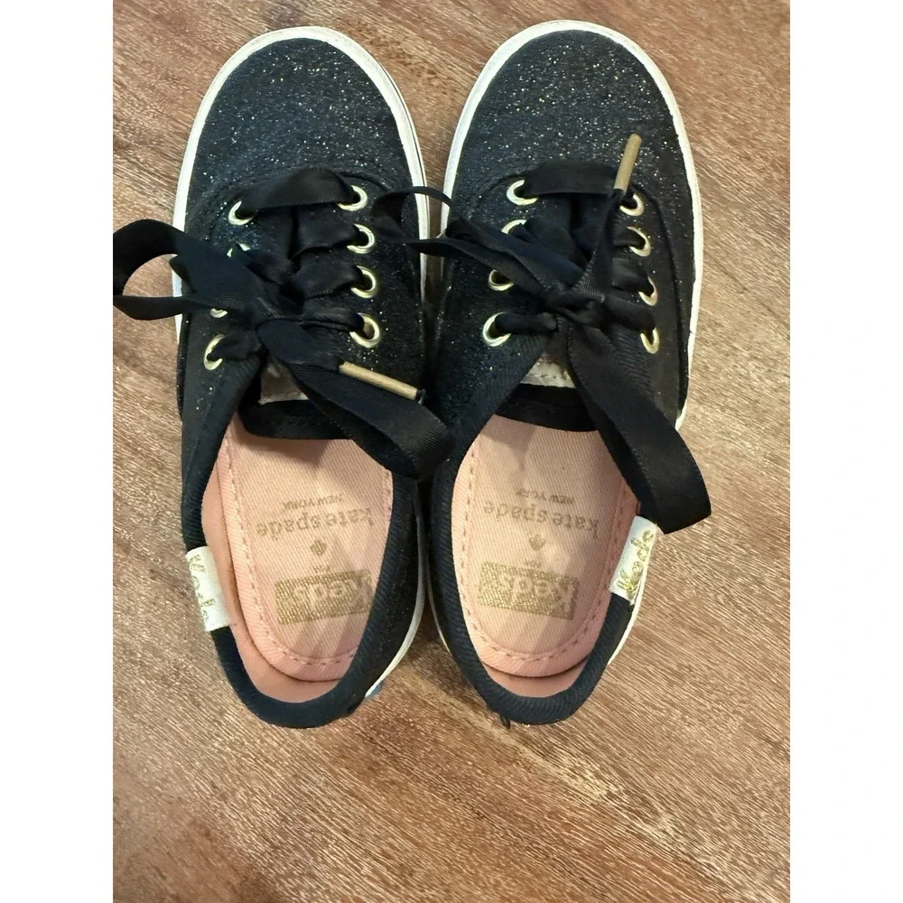 Toddler Girl's Keds x Kate Spade Champion Glitter Crib‎ Sneaker Size 8